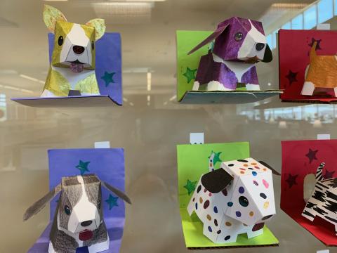 papercraft puppies