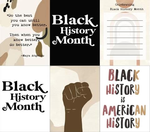 black history month zines