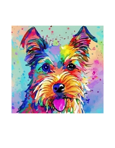 Example of Watercolor Dog