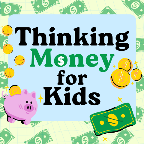 thinking money for kids icon