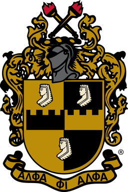 crest for the Alpha Phi Alpha Fraternity