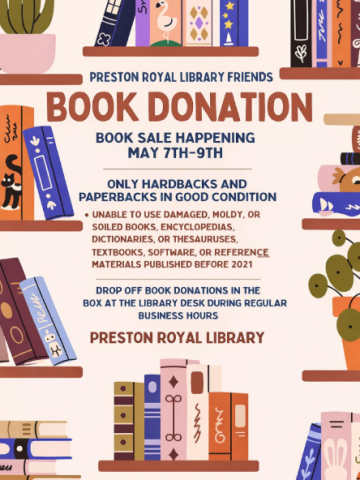 PRLF Book Sale
