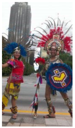 Two Ballet Company performers in costume