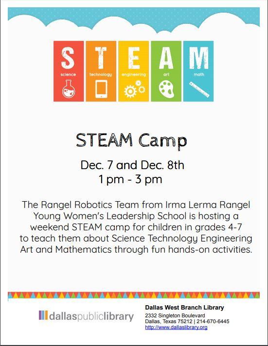 December STEAM Camp 