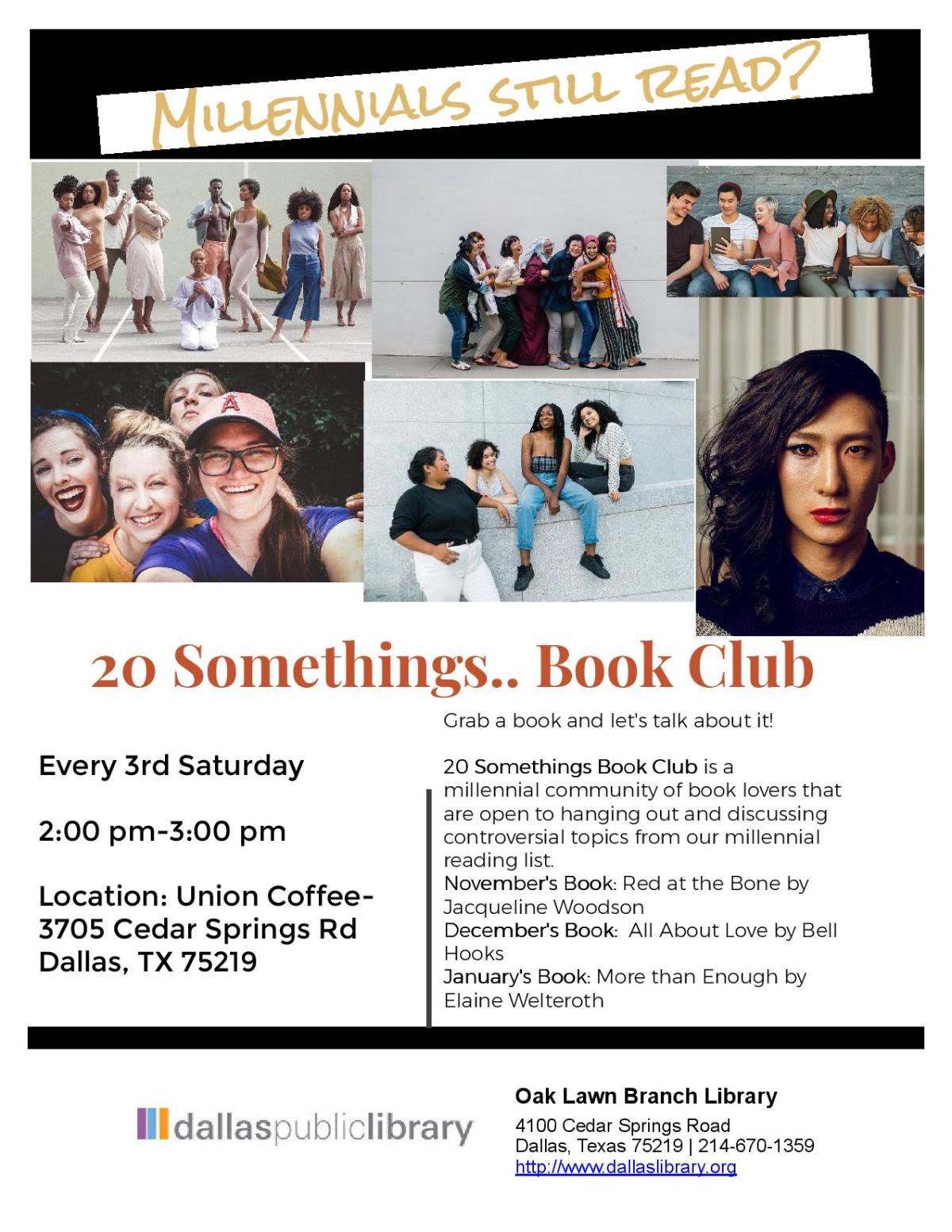 book club flyer