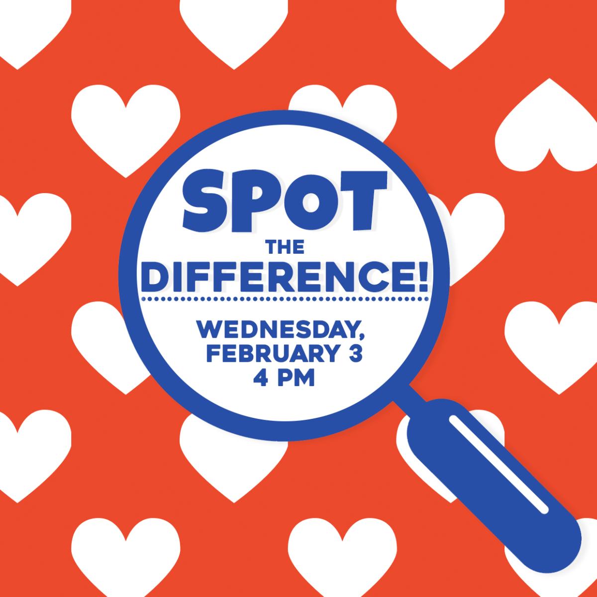 Spot the Difference graphic