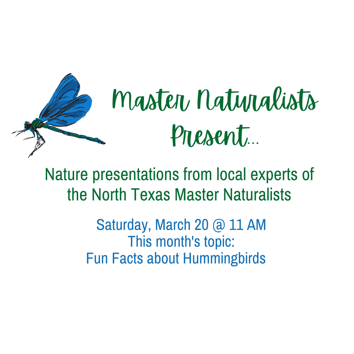 Master Naturalists Present series graphic