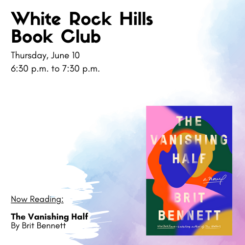 White Rock Hills Book Club Cover Graphic