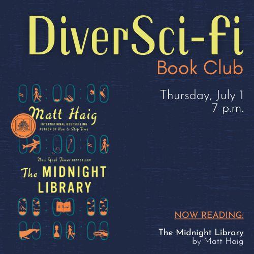 DiverSci-Fi Book Club Cover Graphic