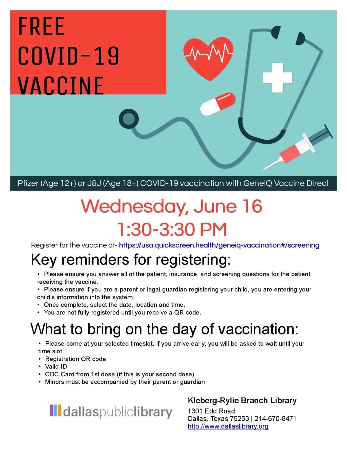 Vaccine Flyer