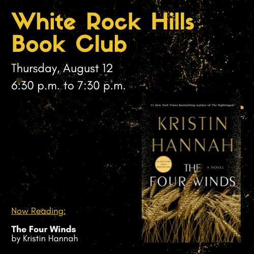 White Rock Hills Book Club Cover Graphic