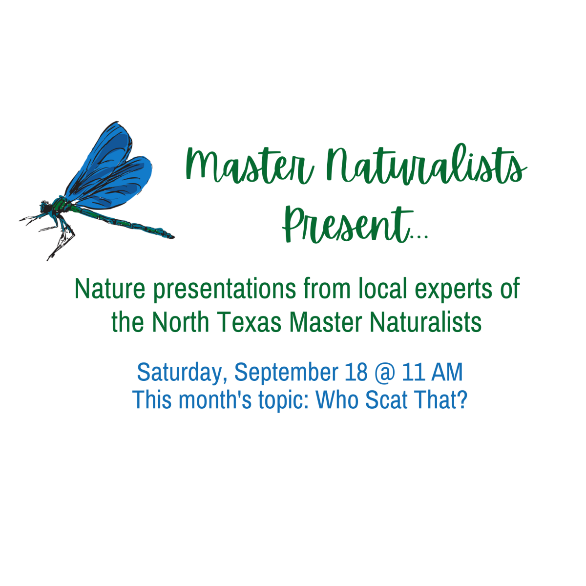 Master Naturalists Present series graphic