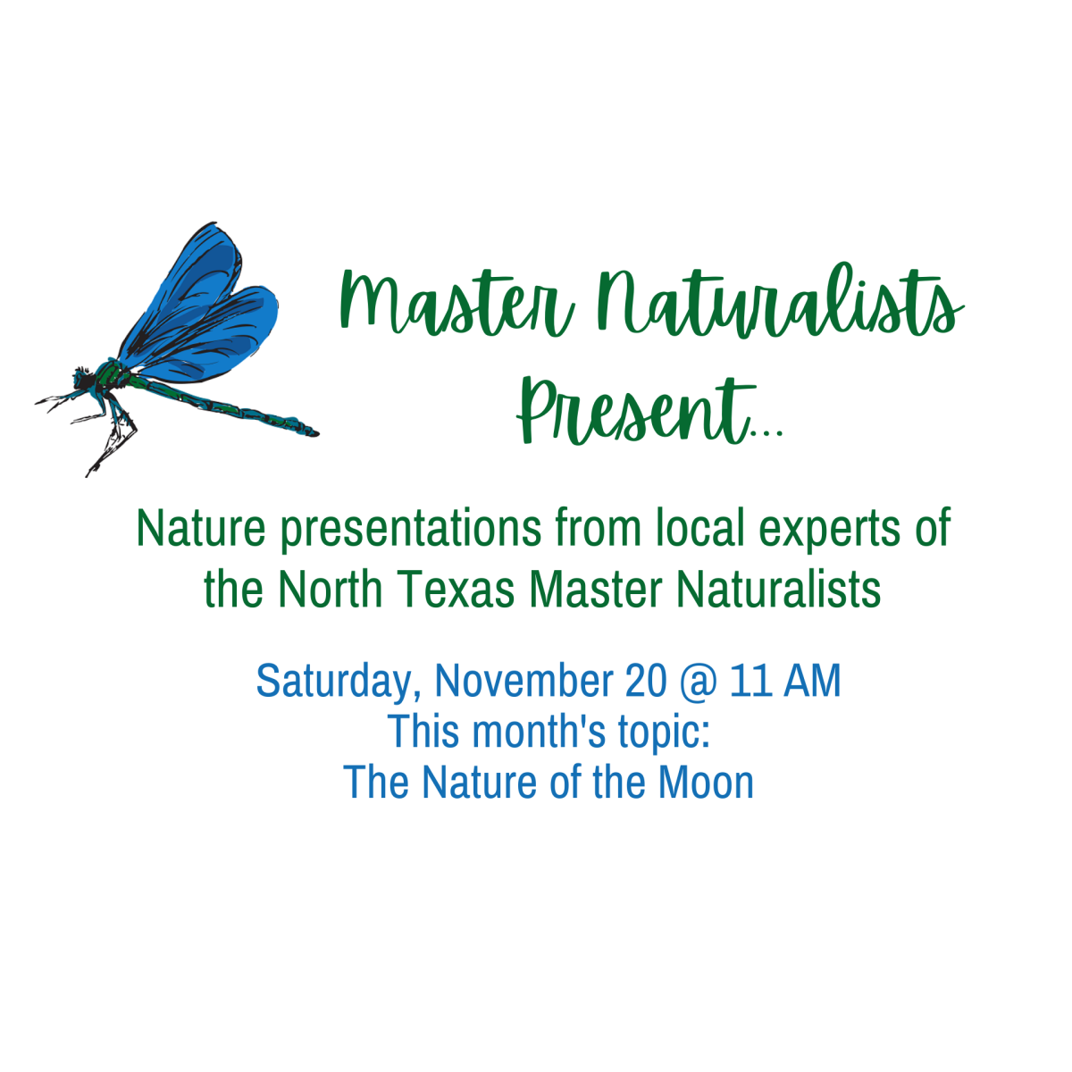 Master Naturalists Present series graphic