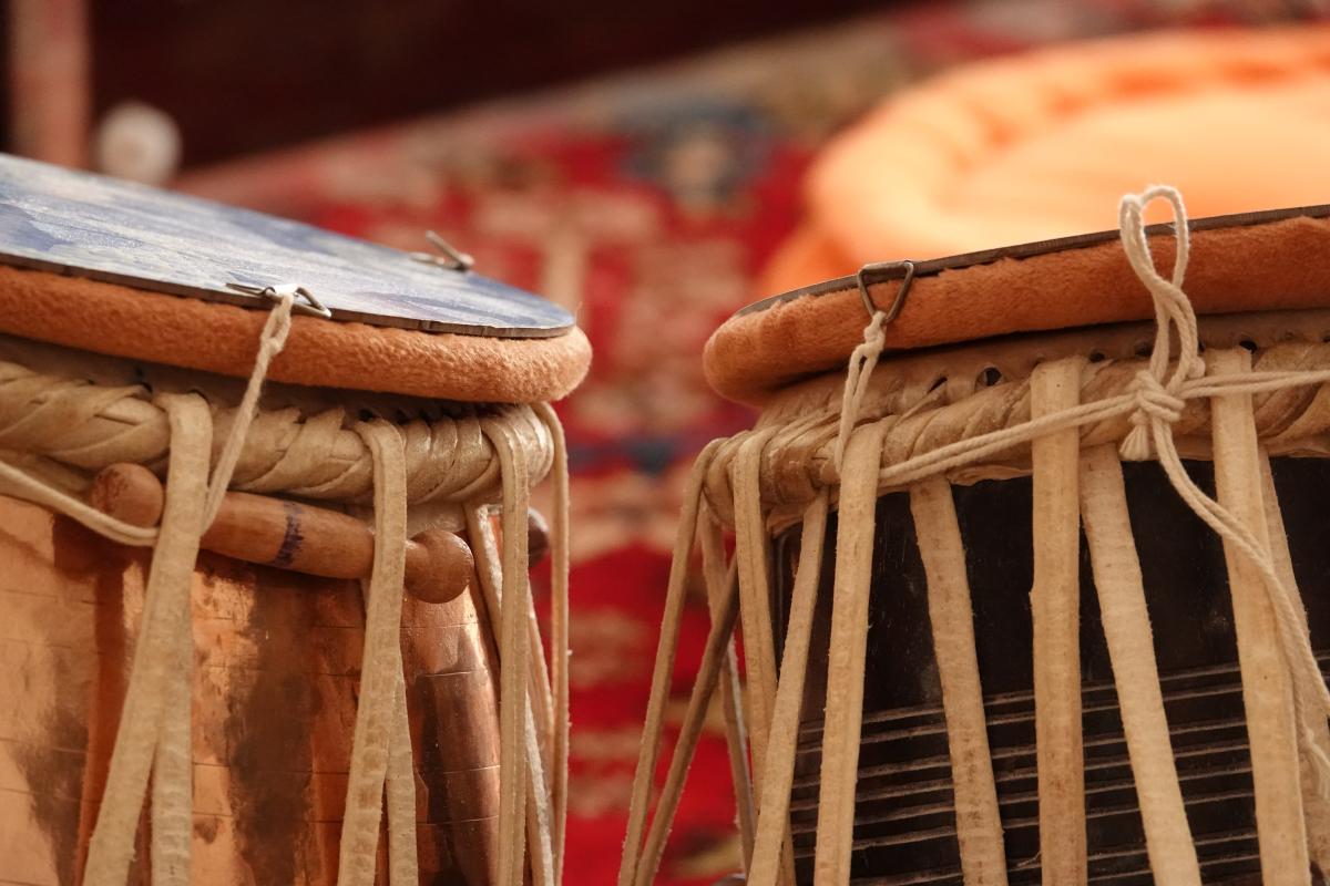 Tabla drums from Unsplash