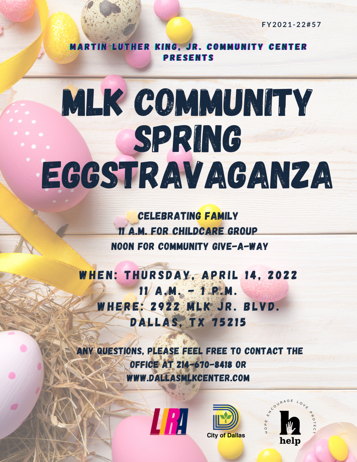 2022 MLK Easter Egg Hunt