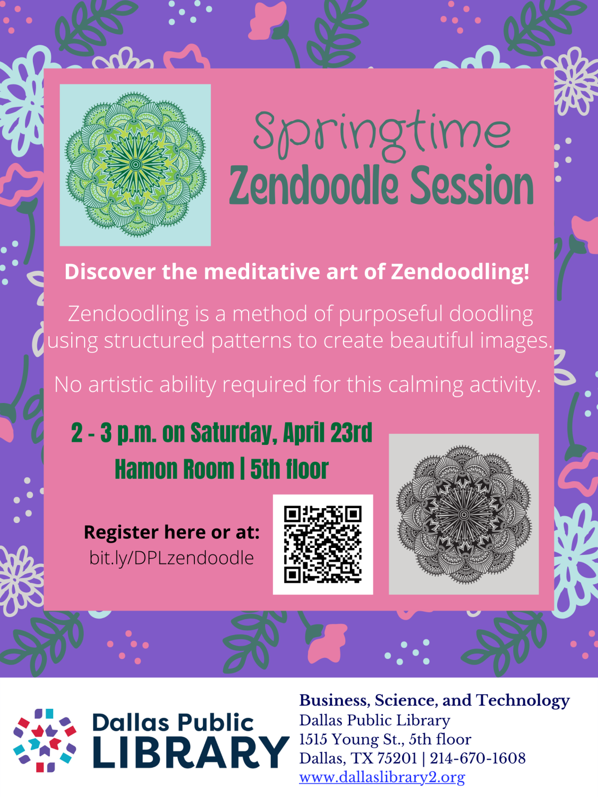 Zendoodle flyer