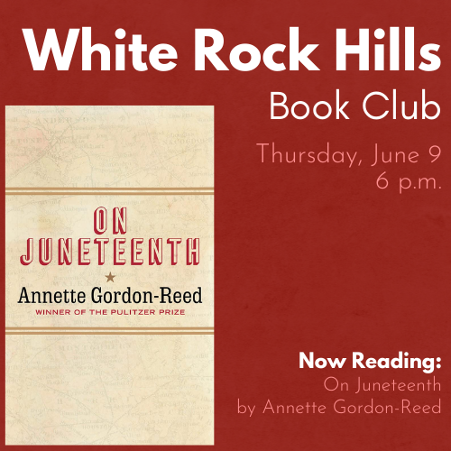 White Rock Hills Book Club Cover Graphic