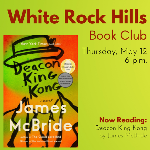 White Rock Hills Book Club Cover Graphic