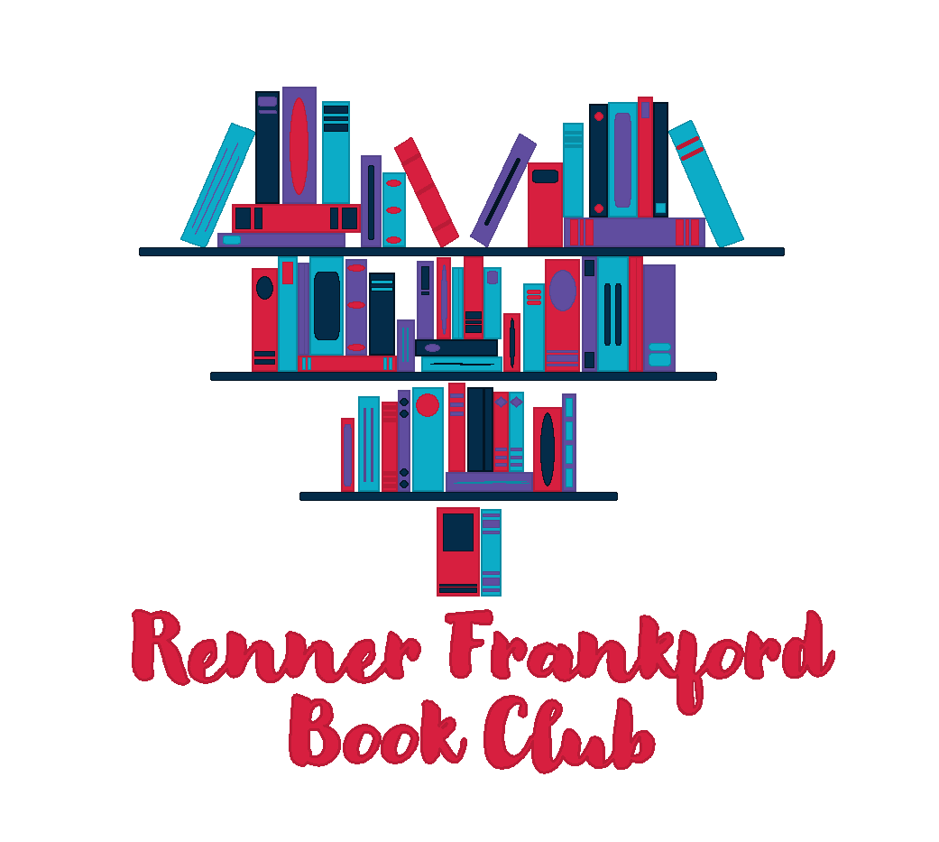 bookshelf heart with Renner Frankford Book Club written below it