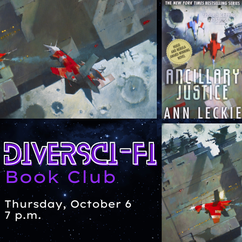 DiverSci-Fi Book Club Cover Graphic