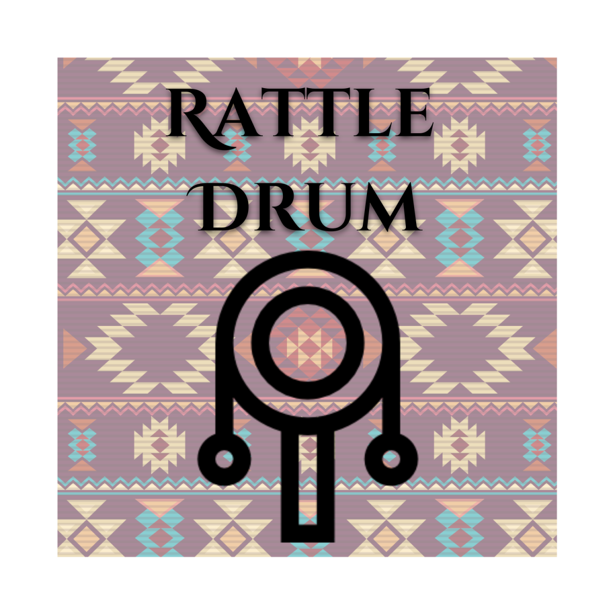 native american rattle drum