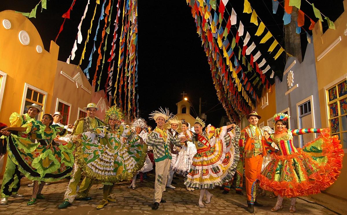 Brazilian partygoers