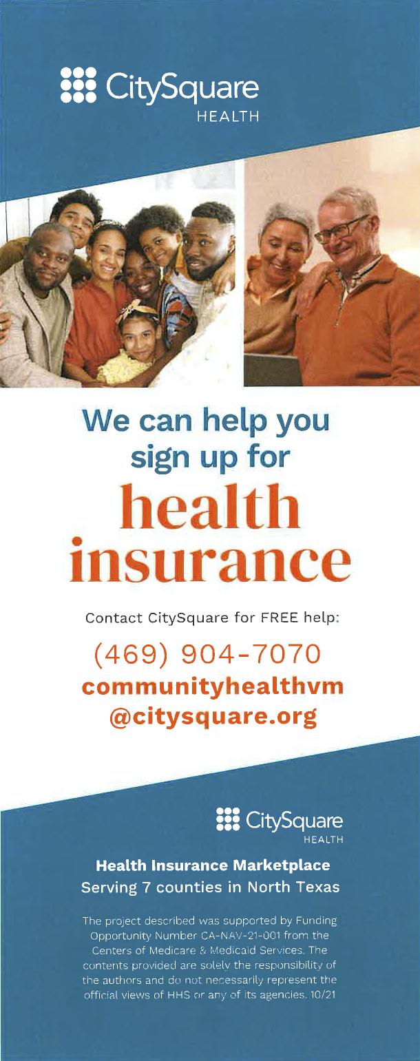 health insurance navigator flyer