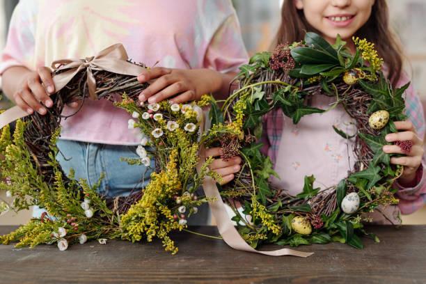 wreath making