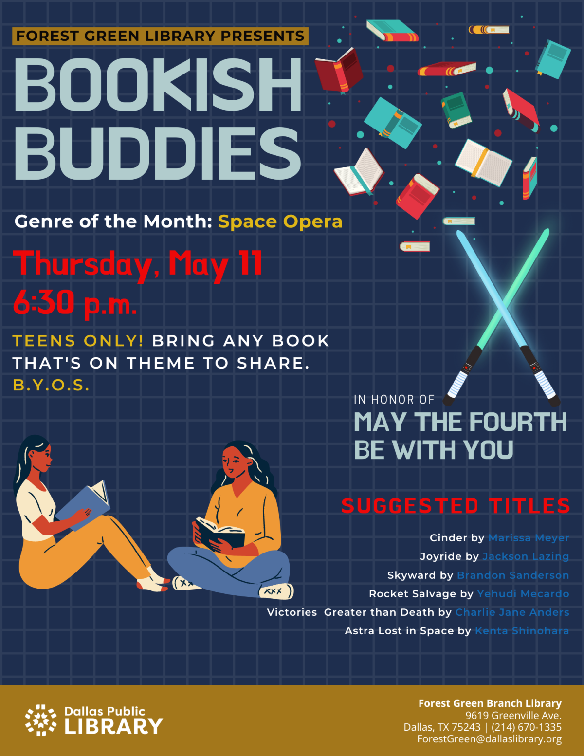 Bookish Buddies Poster