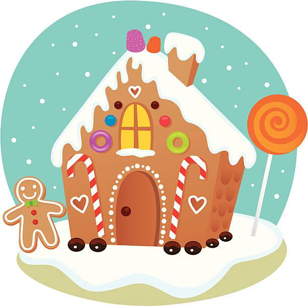 Cartoon Gingerbread House
