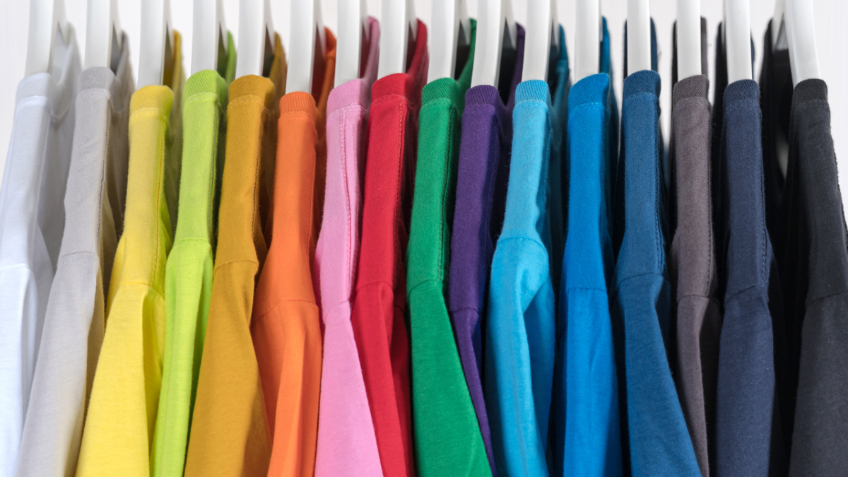 rainbow closet