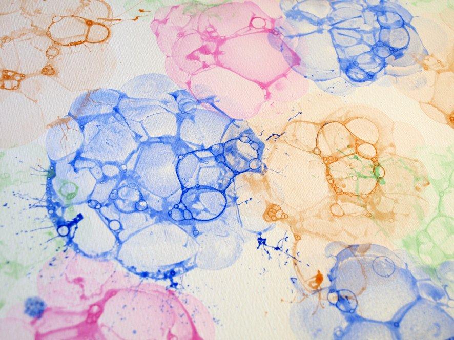 bubble painting