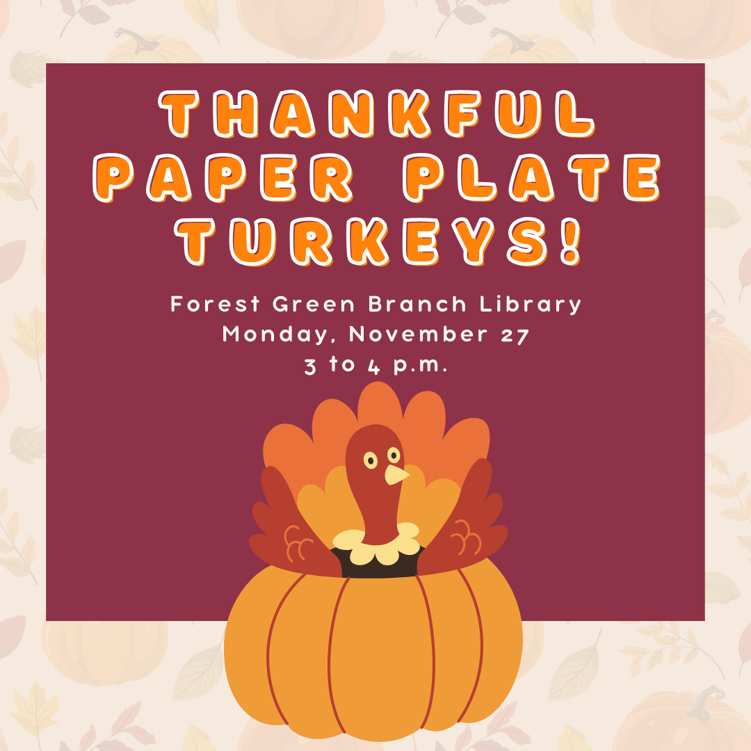 Thankful Paper Plate Turkeys Cover Graphic