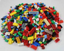 pile of multicolored lego bricks