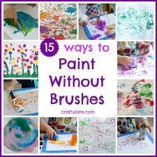 15 ways to paint wout brush pictures