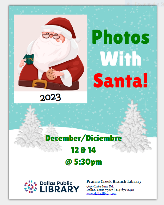 PHOTOS WITH SANTA!