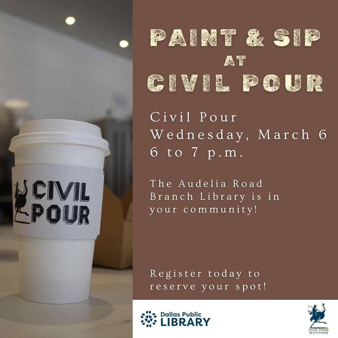 Paint & Sip at Civil Pour Cover Graphic