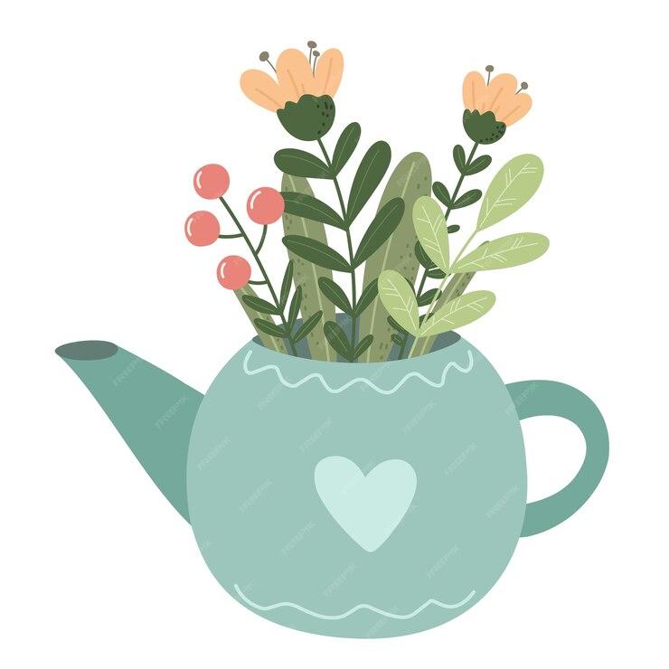 teapot planter