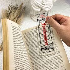 Frankenstein Acrylic Bookmark Example 