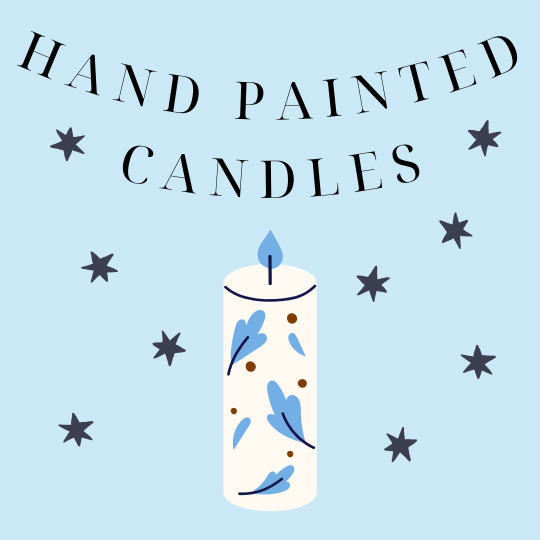 hand paint candles icon