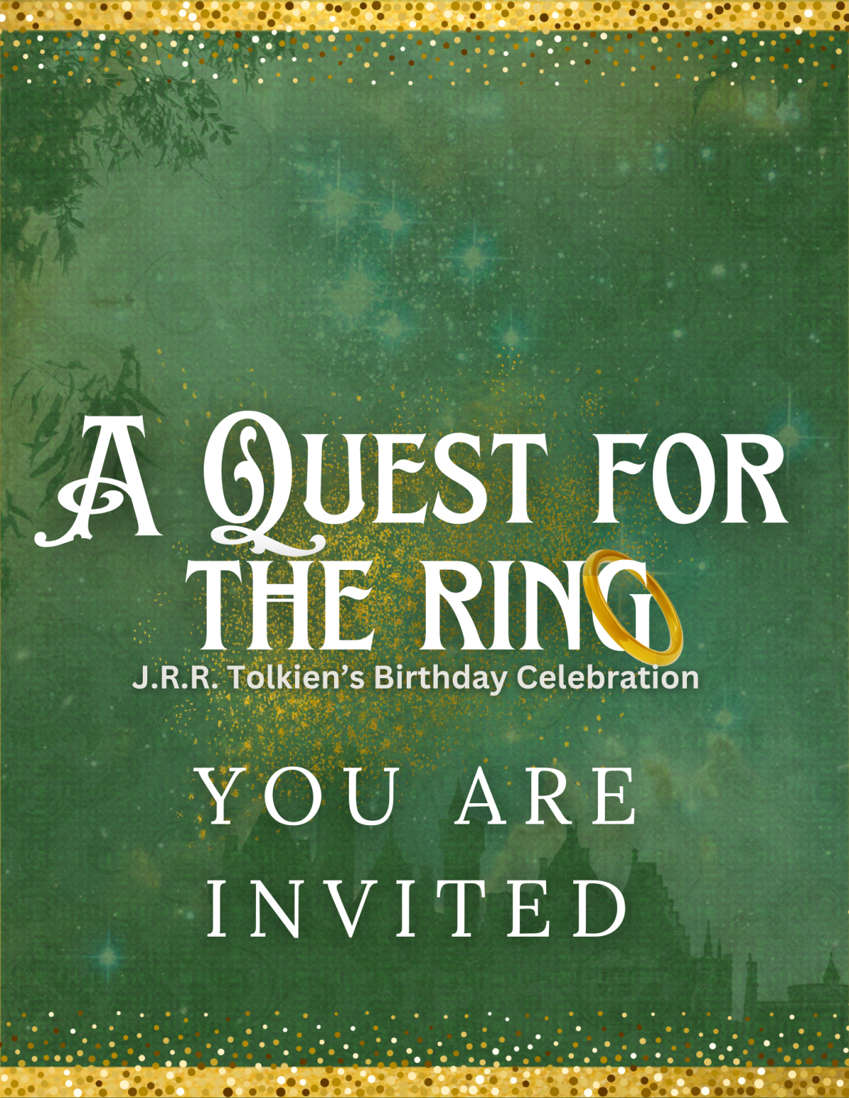 Invitation for "A Quest for the Ring"