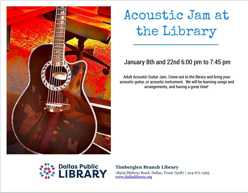 Acoustic Jam at the Library