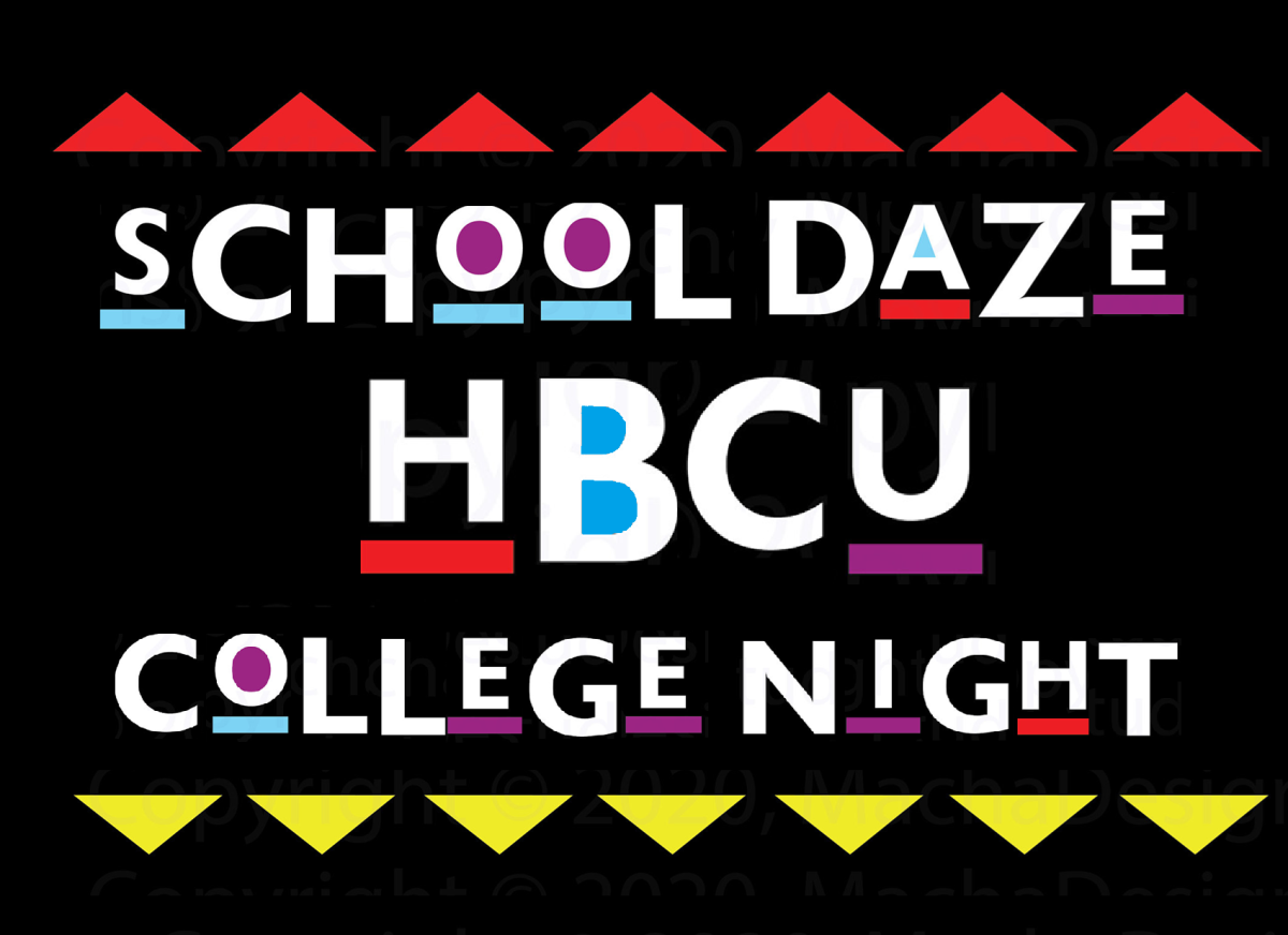 School Daze HBCU College Night in 90s font