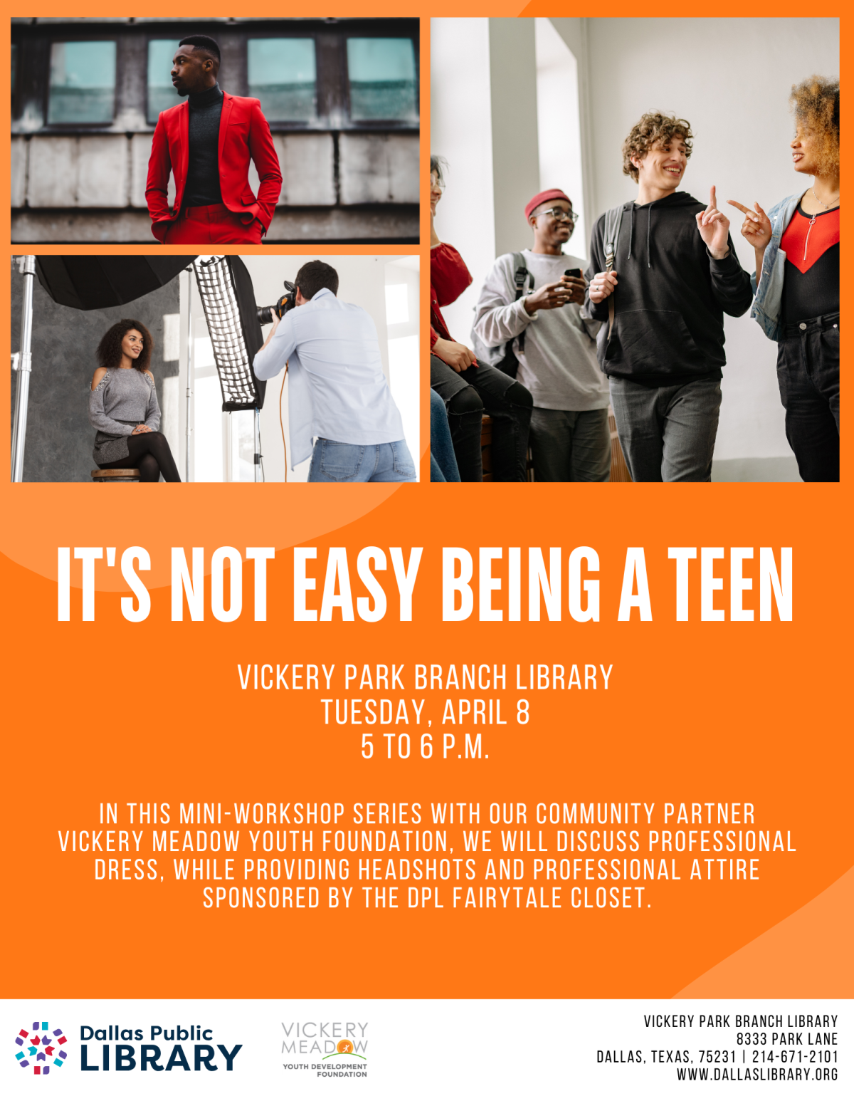 Free Professional Attire and Headshots