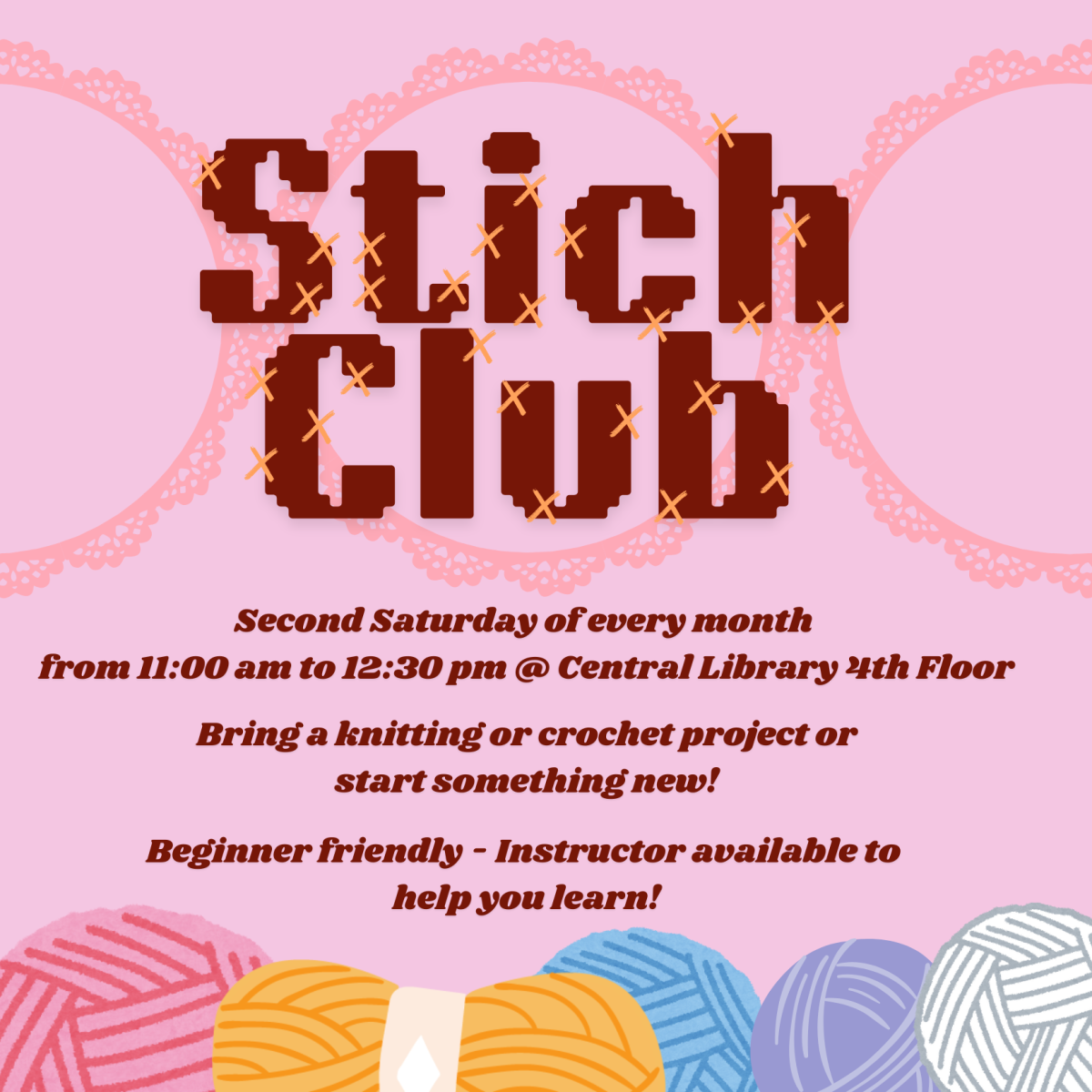 stitch club may 10th central 4th floor faw 