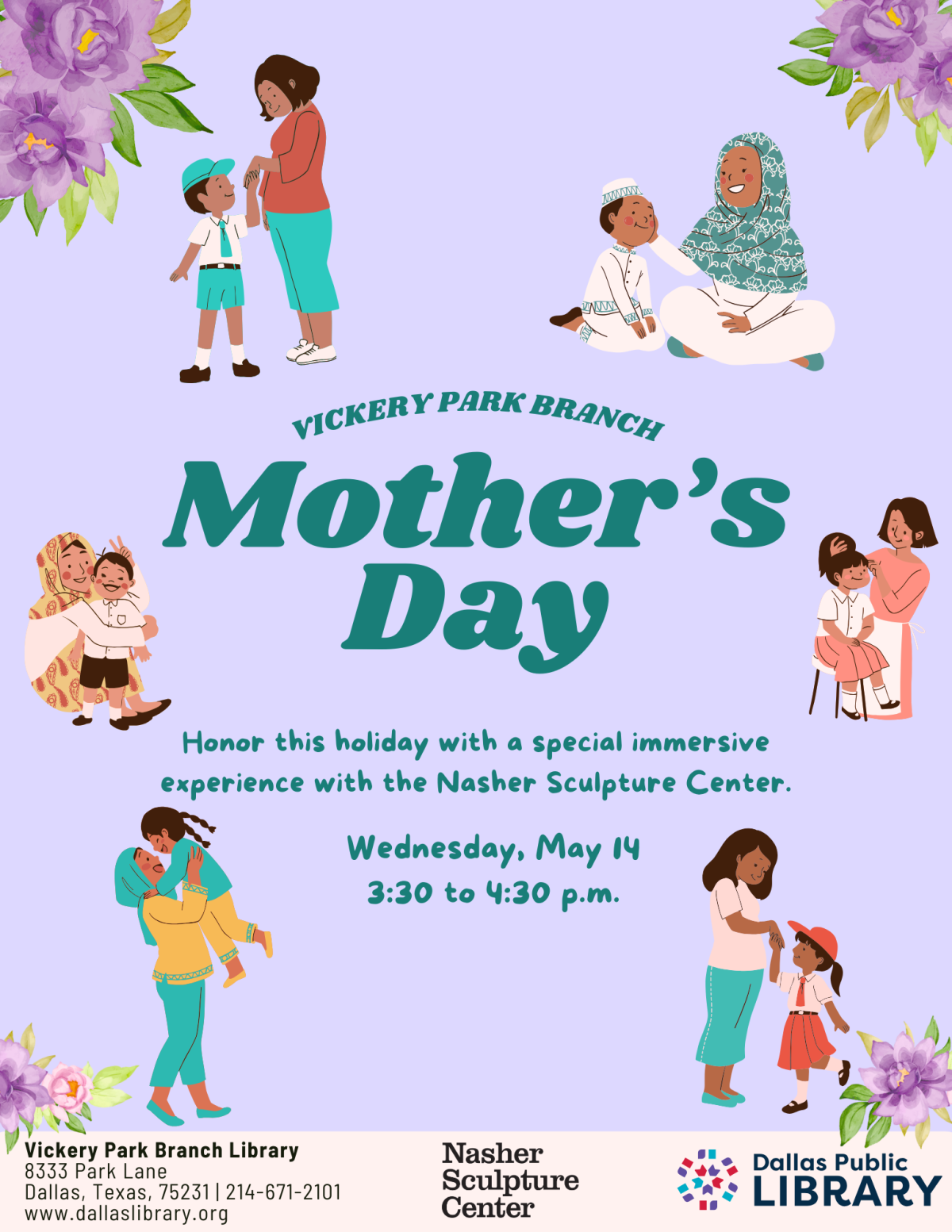 Nasher and mom's with their kids