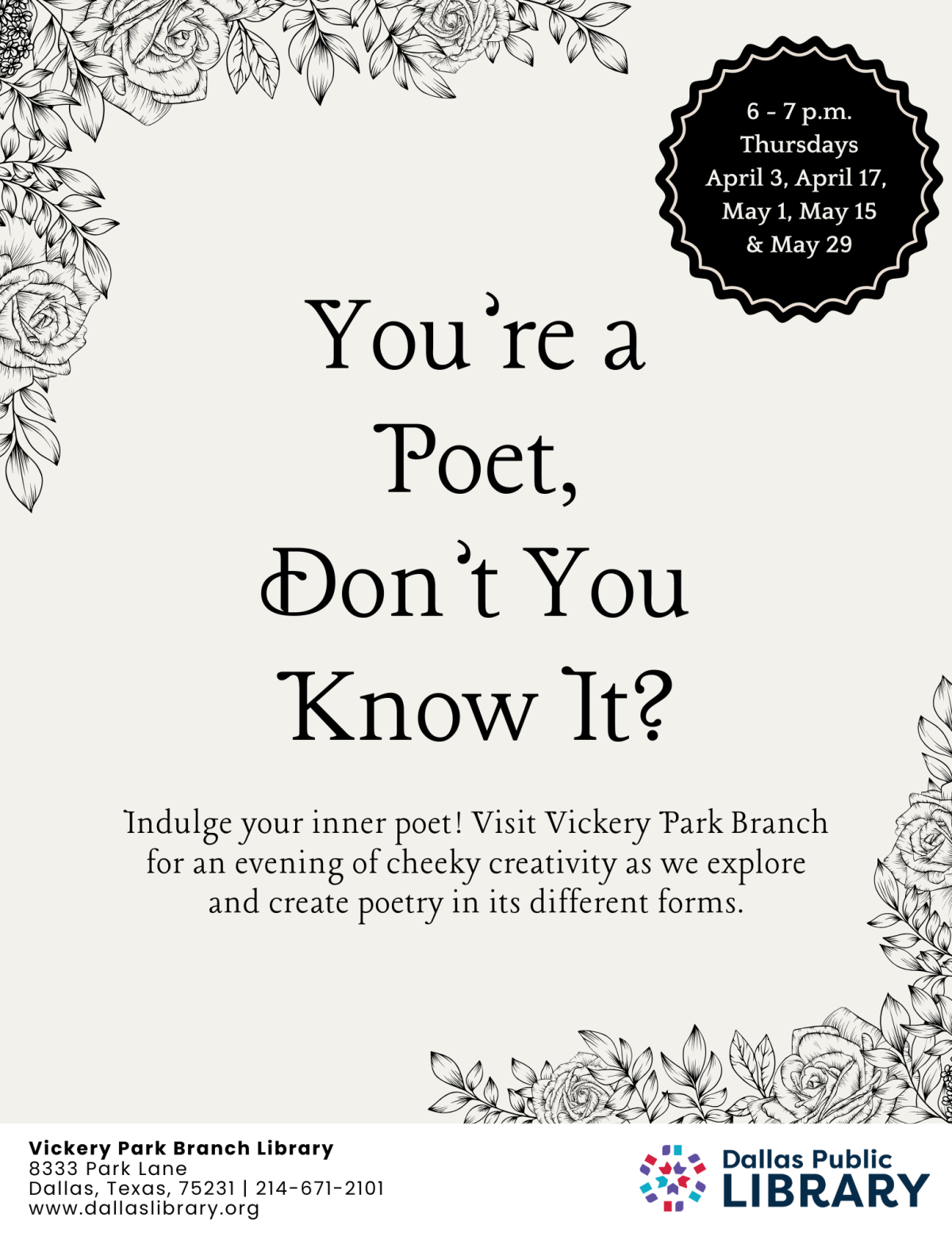 Description and dates of program