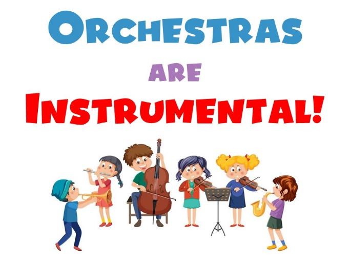 Orchestras are instrumental logo 
