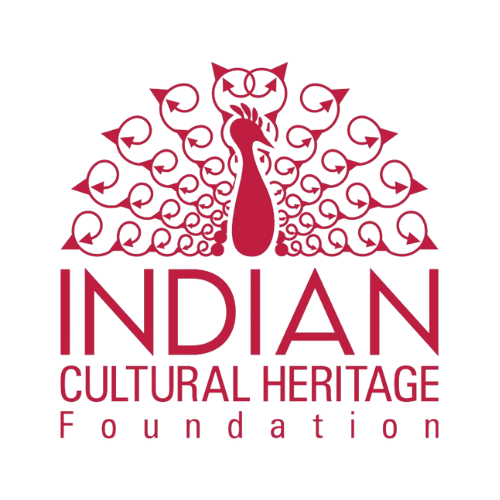 Indian Cultural Heritage Foundation logo in red
