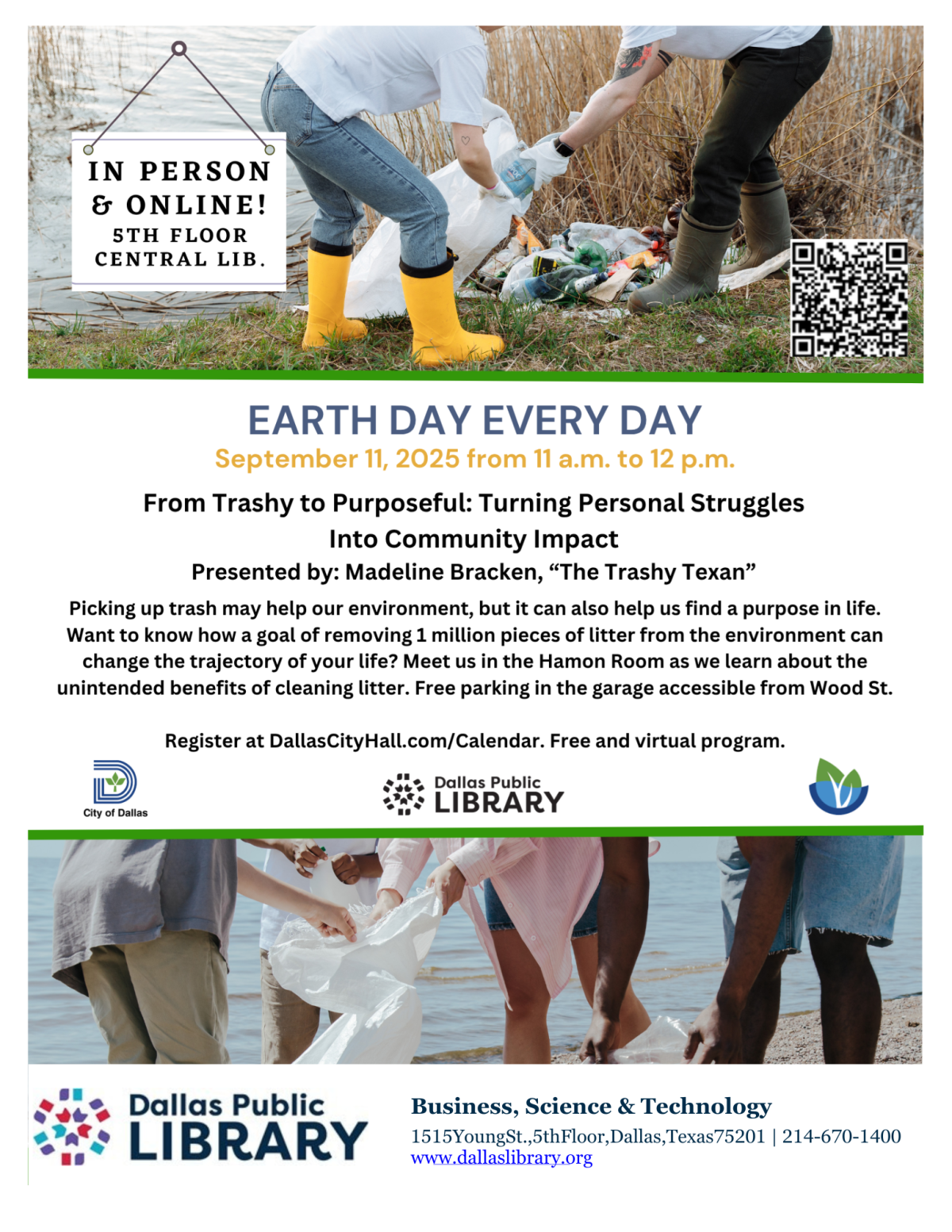 Earth Day Every day flyer